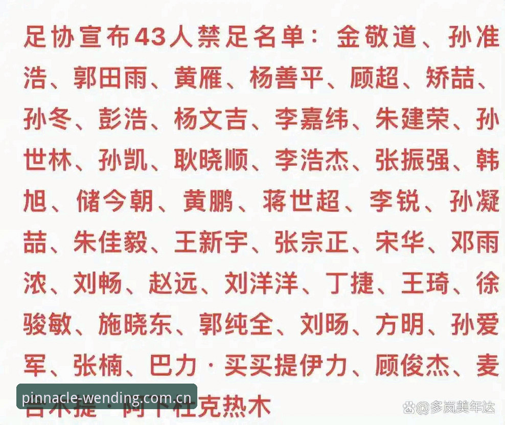 问鼎中国下载 揭秘中国足球重磅罚单:17人终身禁足背后的行业暗流与问鼎电子官网独家深度解读